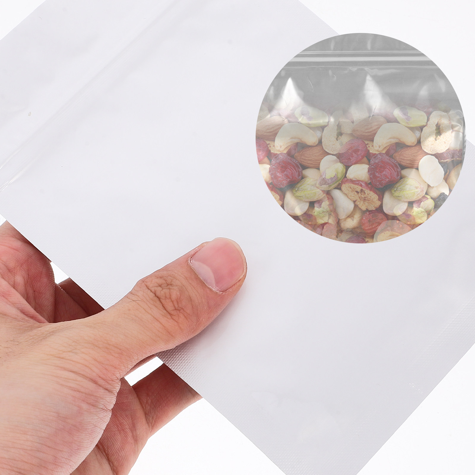 Food In Snacks - 50 Pezzi di Sacchetti Ermetici Richiudibili