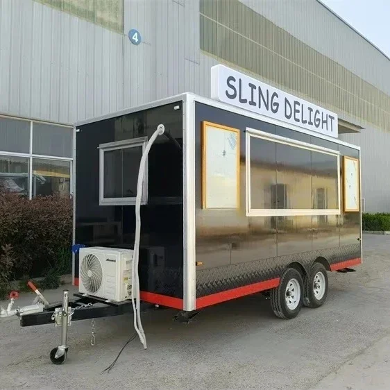 Food Snacks To Sell - Rimorchio Mobile per Alimenti Personalizzato da