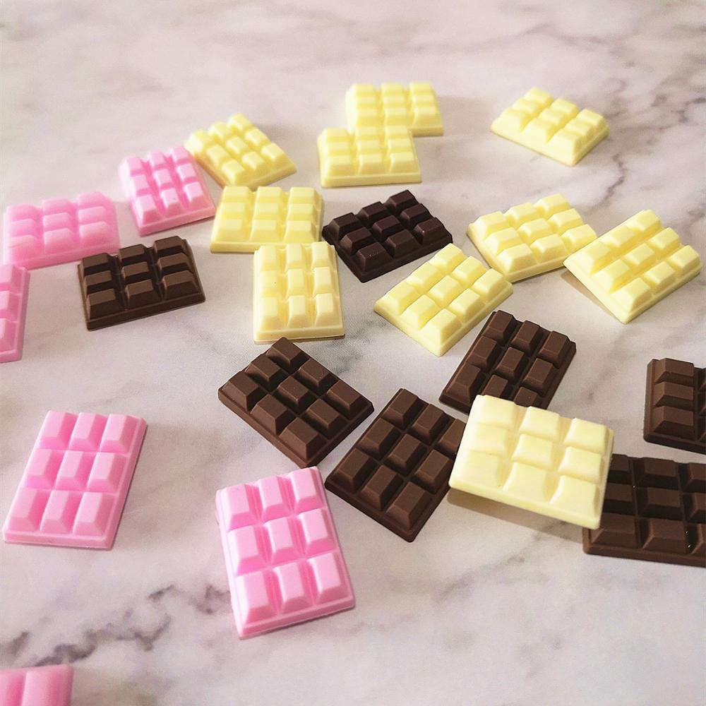 Food Grocery Snacks - 10 pz 23*16mm Mix cioccolato polimero