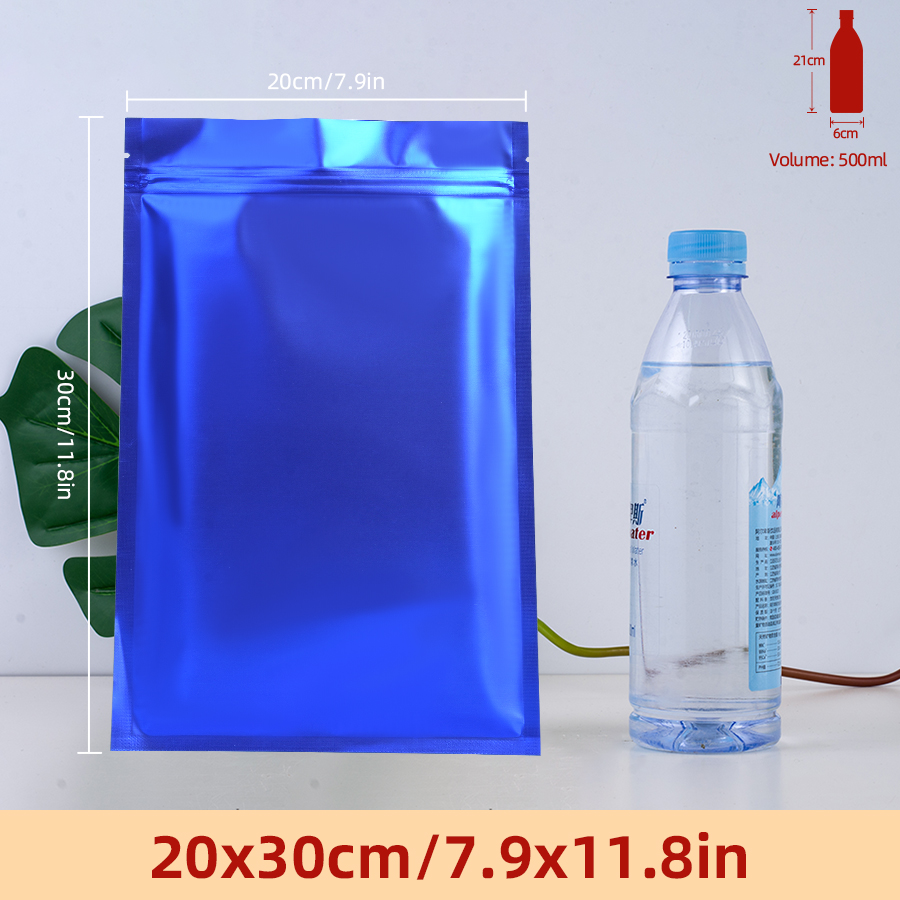 Food In Snacks - 100 buste con cerniera in lamina