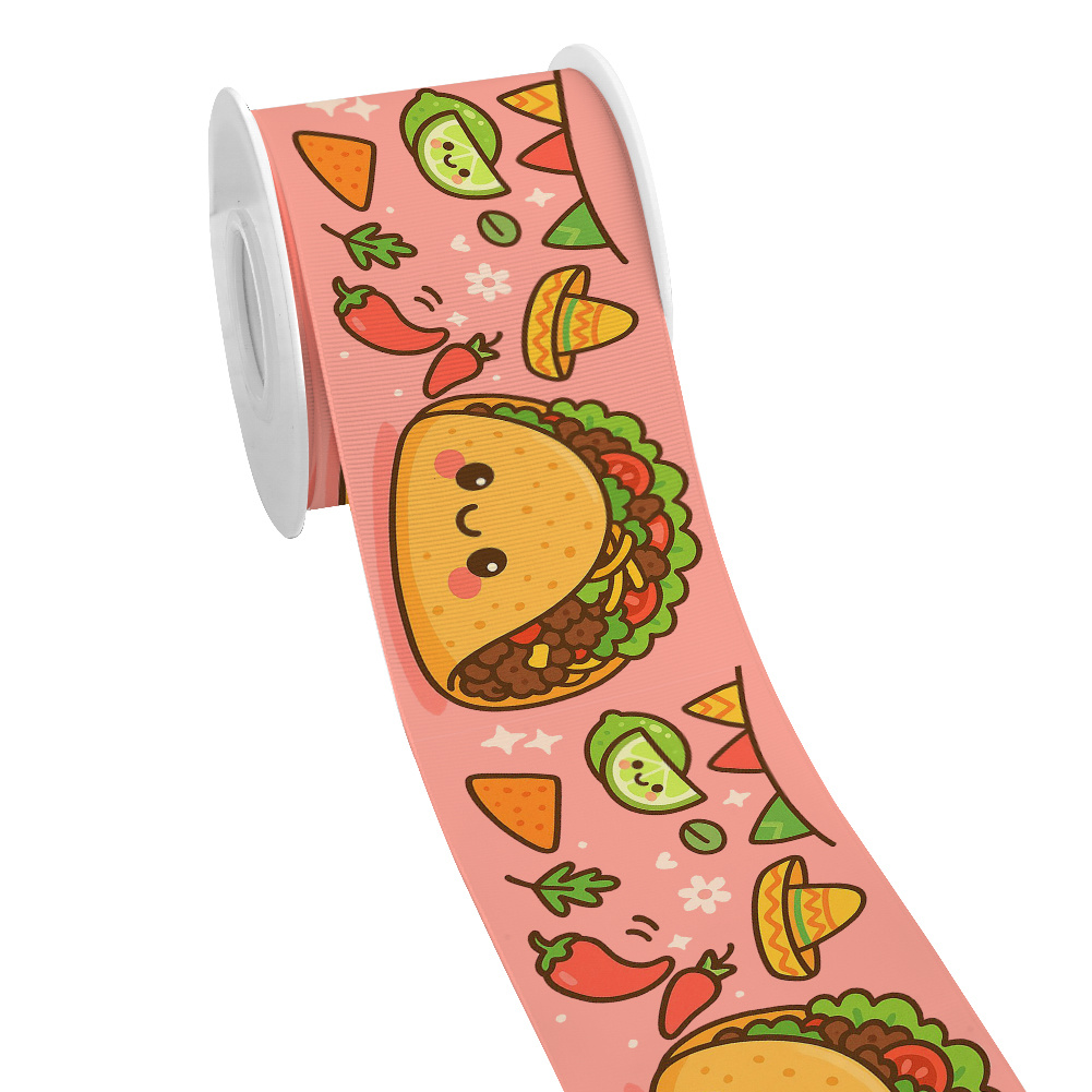 Nastro in grosgrain stampato c - Food Snacks Pictures recensione e prezzo