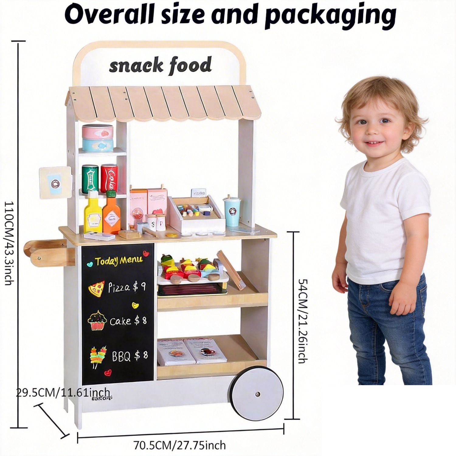 Set Gioco in Legno per Bambini - Food Grocery Snacks recensione e prezzo