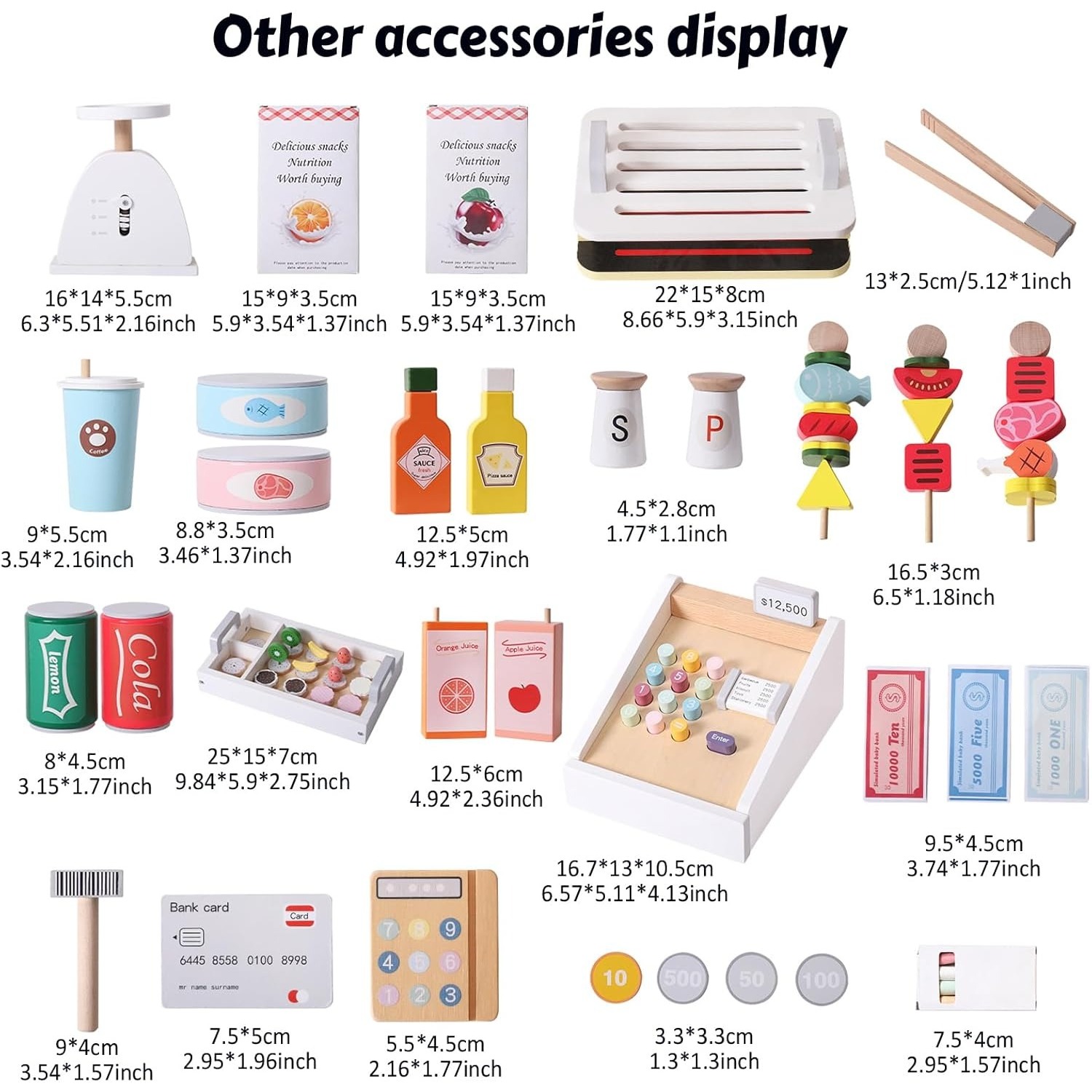 Set Gioco in Legno per Bambini - Food Grocery Snacks recensione e prezzo
