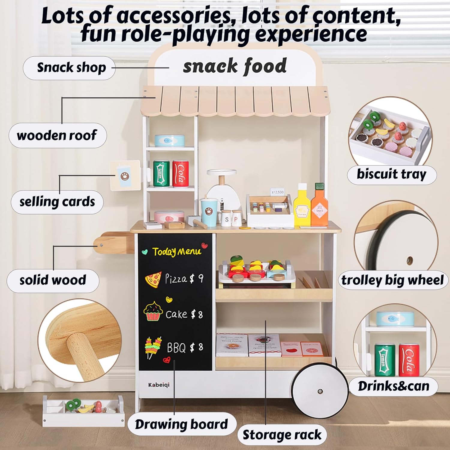 Set Gioco in Legno per Bambini - Food Grocery Snacks recensione e prezzo
