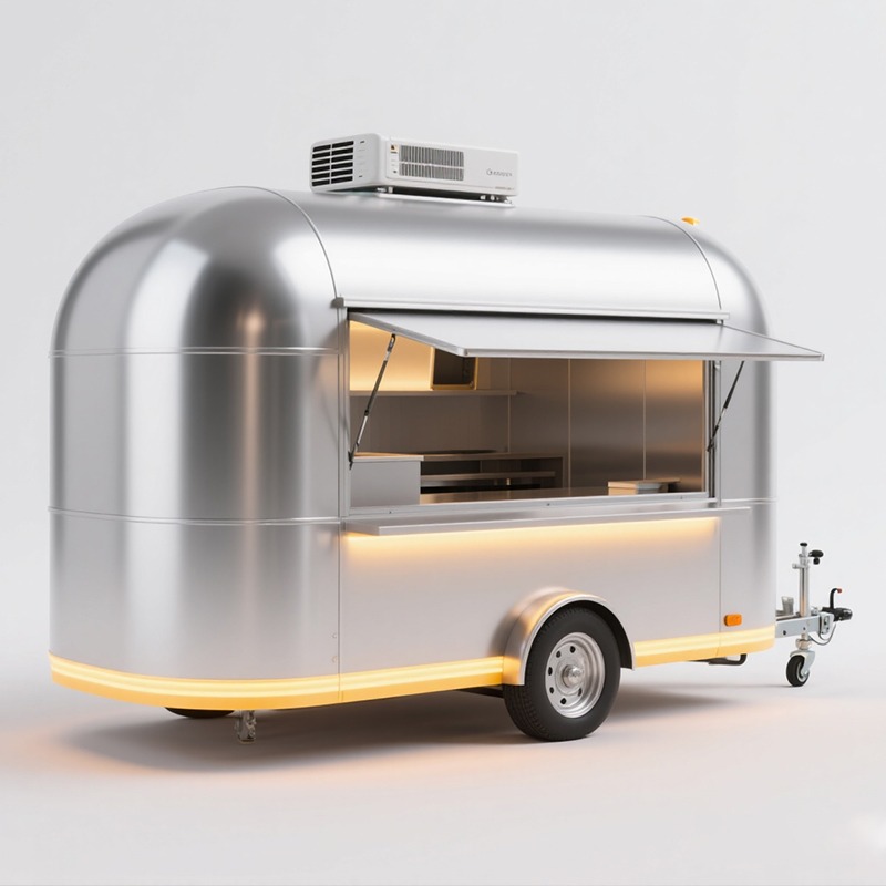Carretto Mobile per Snack con  - Food Snacks To Sell recensione e prezzo